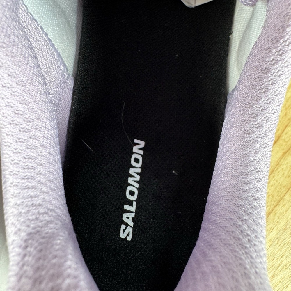 Salomon Aero Glide Womens 7 Purple Road Running Shoes Cushion Comfort Sneakers - Picture 10 of 12